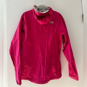North Face pink rain jacket